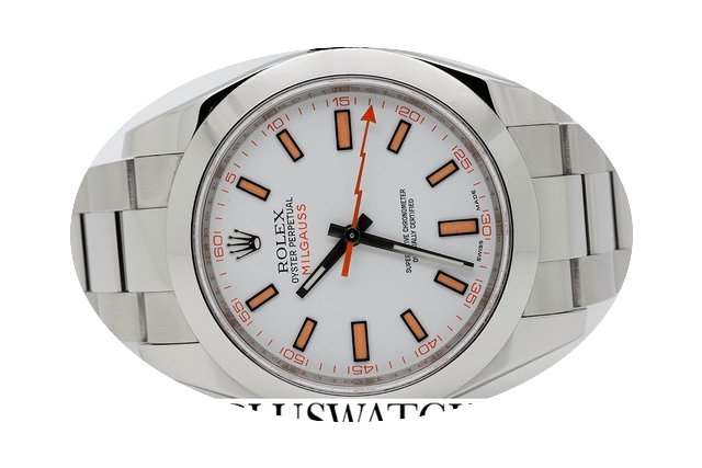 Rolex Milgauss Ser . V 2012 116400 White...