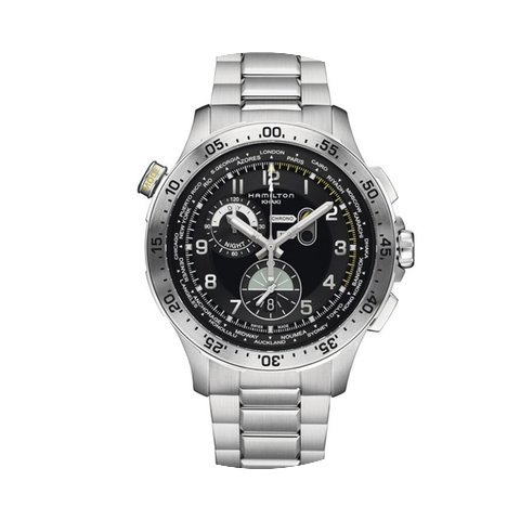 Hamilton Khaki Aviation Worldtimer H7671...