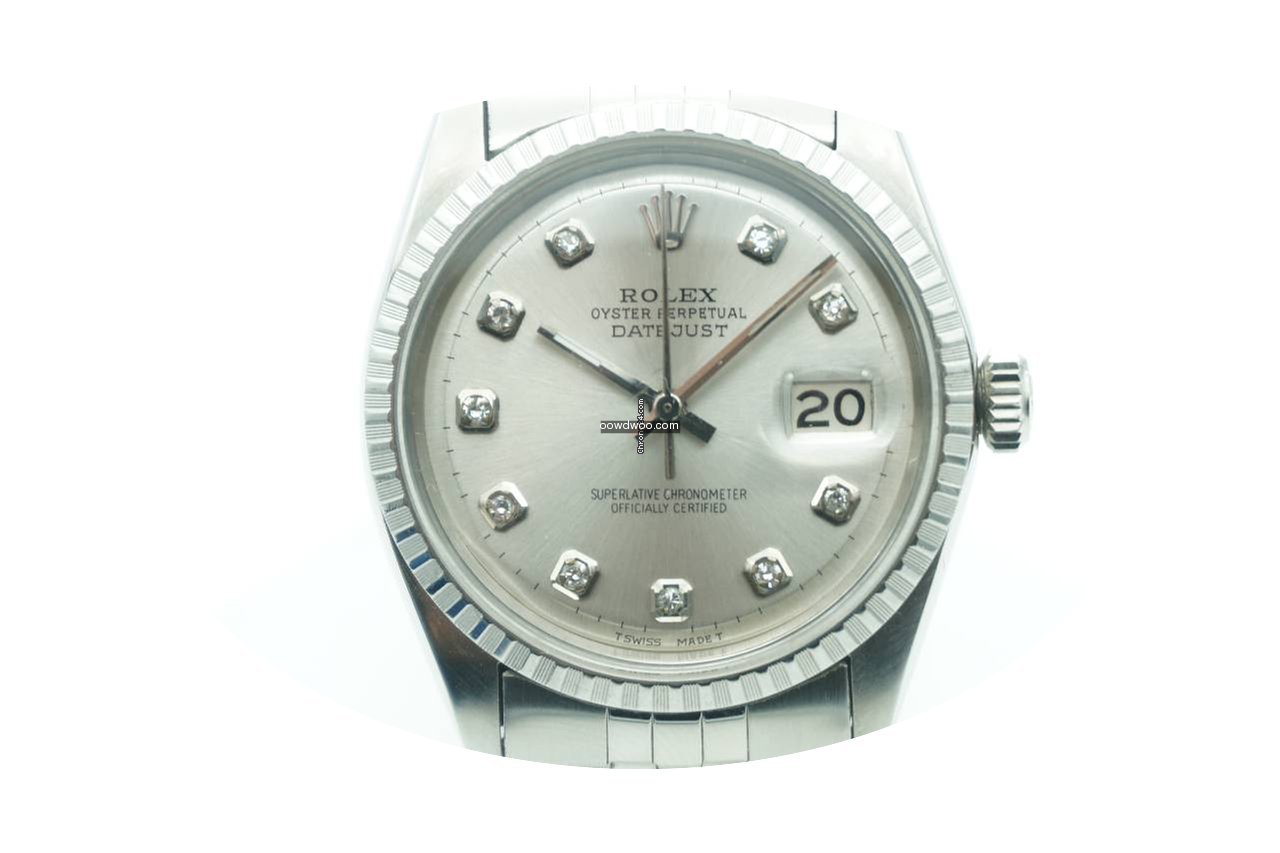 Rolex Datejust 36mm Vintage Stainless St...