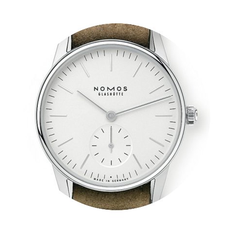 Nomos Orion 33 weiß Handaufzug 323...