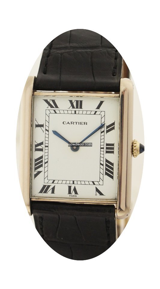 Cartier Tank Jumbo Automatik 18ct Weissg...
