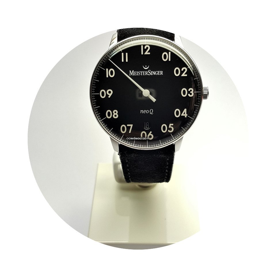 Meistersinger Neo Q NQ902N schwarz/ wei...