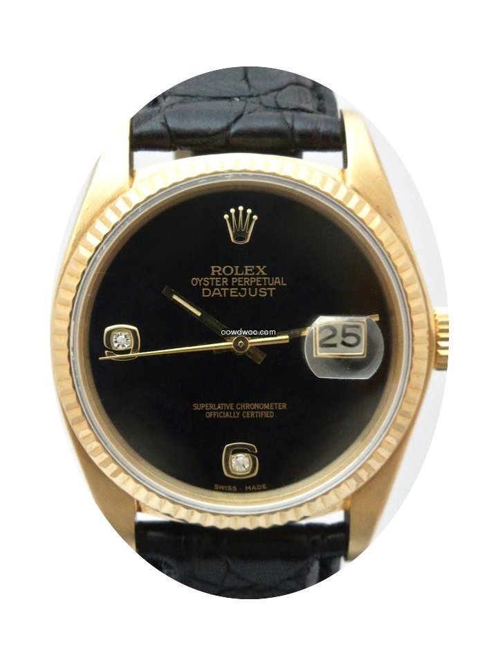 Rolex Datejust 16018 original Onyx dial ...