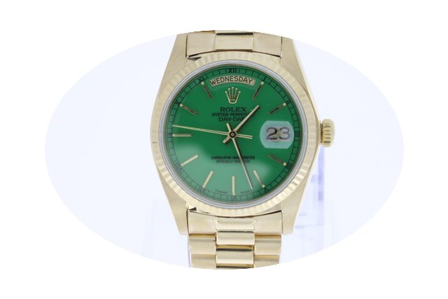 Rolex Oyster Perpetual Day-Date 18K Gold...