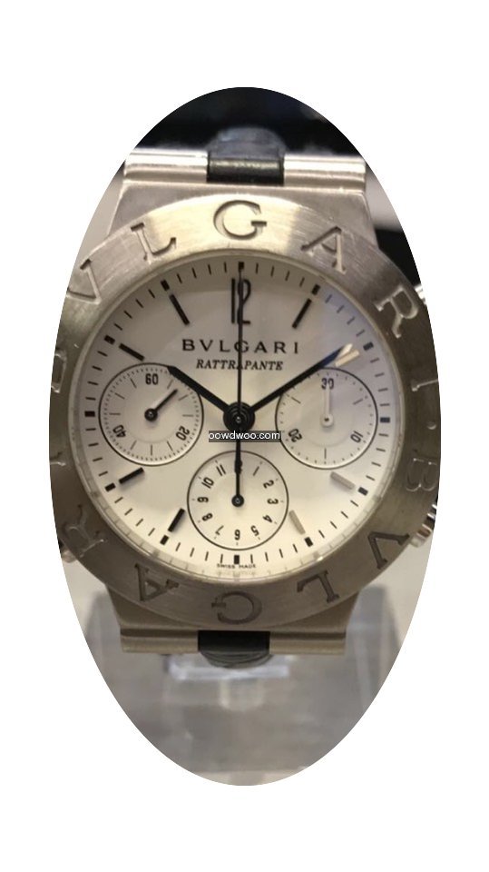 Bulgari Diagono Rattrapante White Gold...