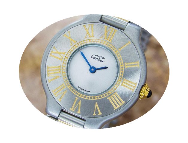 Cartier Century Must 21 Quartz S.s Ladie...