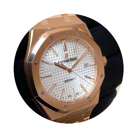Audemars Piguet Royal Oak Rose Gold Silv...