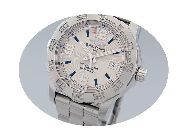 Breitling Colt 44 Edelstahl/Edelstahlban...
