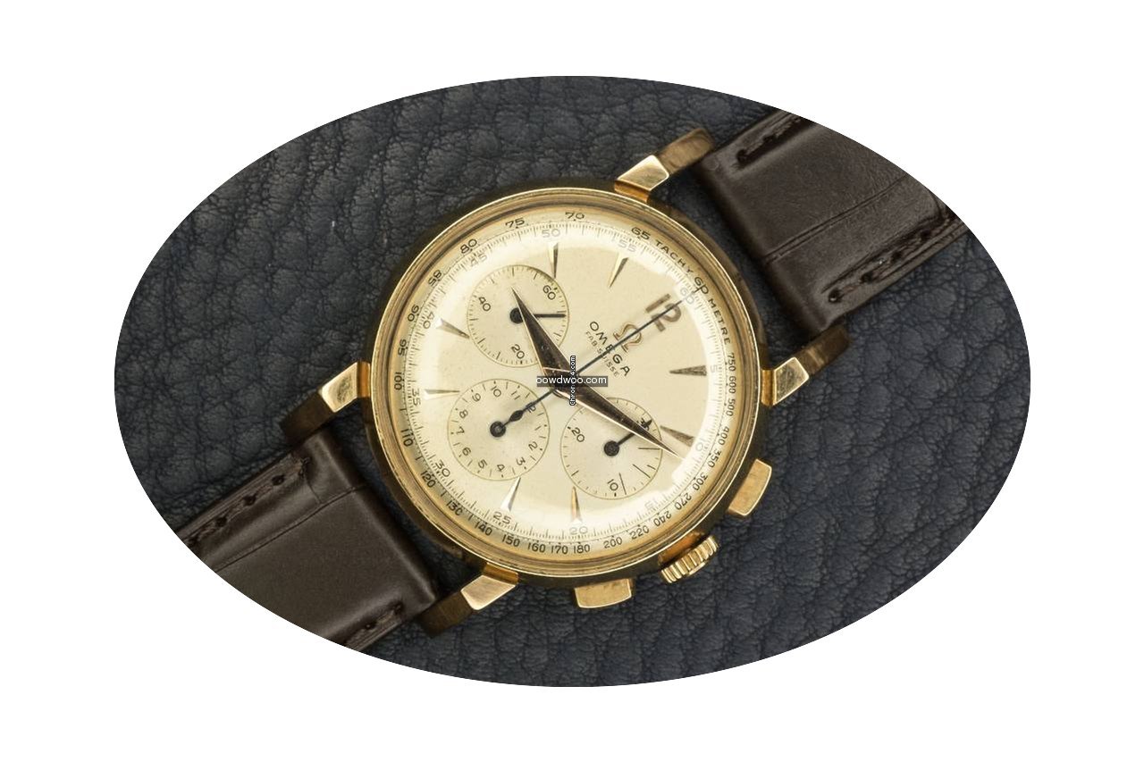 Omega Chronographe 321 Solid 18k pink go...