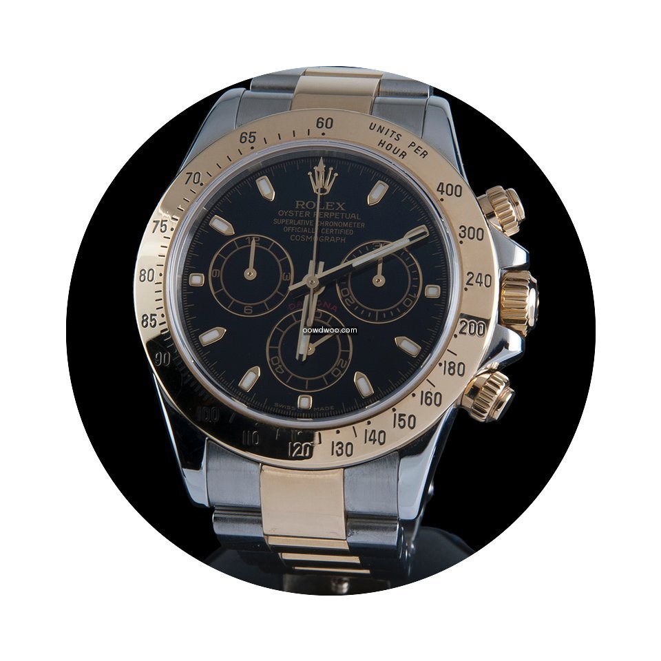 Rolex cosmograph daytona steel and gold...