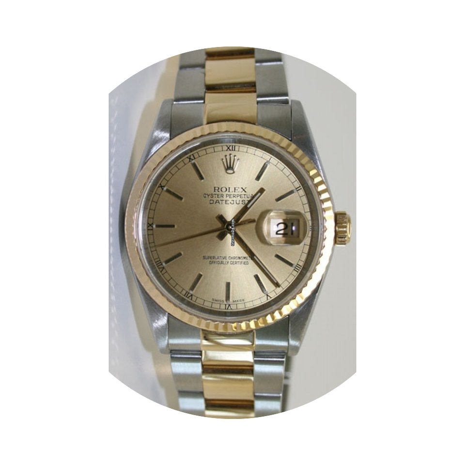 Rolex Datejust 16233 Men's Steel & 18K G...
