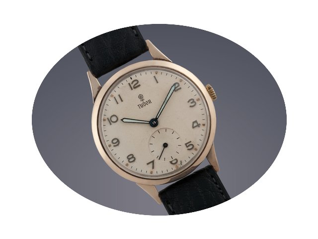 Tudor Vintage 9ct yellow gold manual...