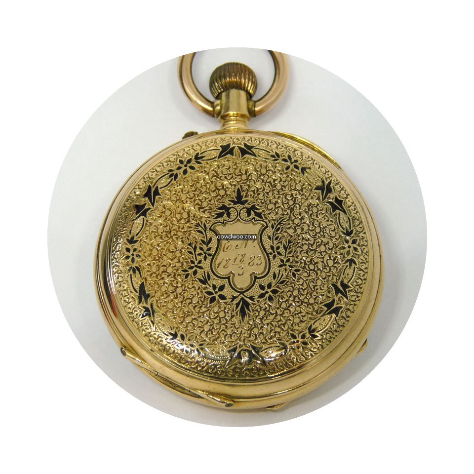 Anonimo 18K Gold Pocket Watch...