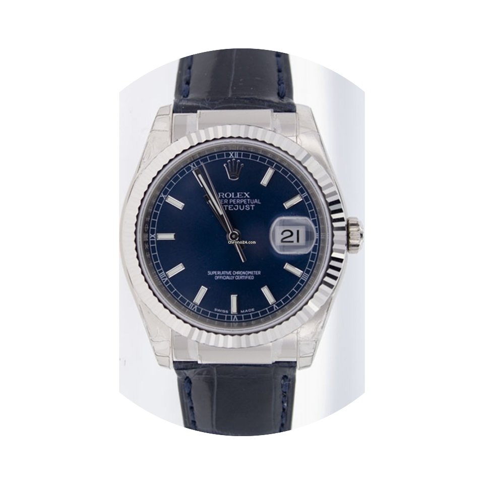 Rolex Datejust 116139 White Gold Case & ...