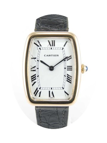 Cartier Tonneau Yellow gold...