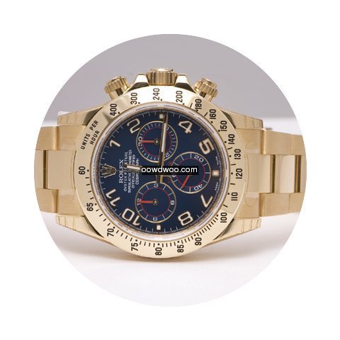 Rolex Daytona 116528 Blue Arabs...