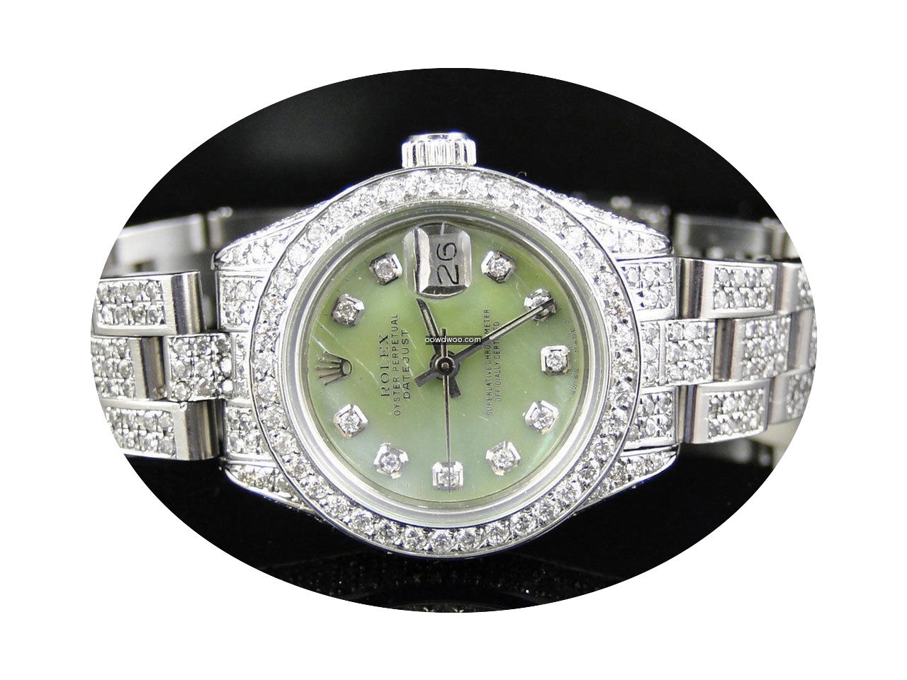 Rolex Ladies Stainless Steel Rolex Datej...