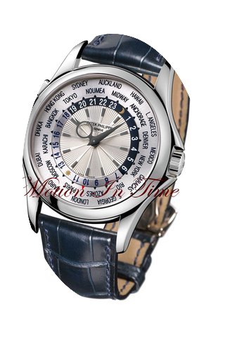 Patek Philippe 5130G WORLD TIME WHITE GO...