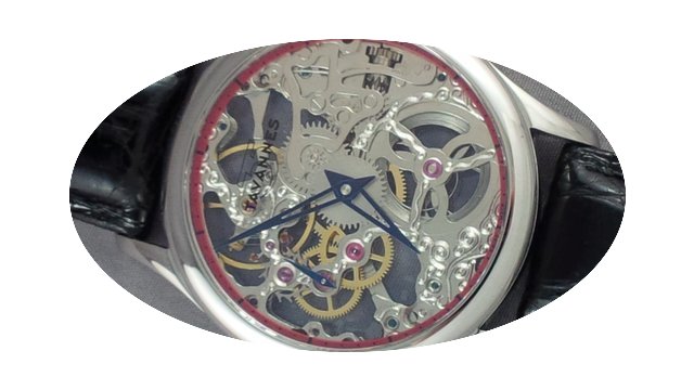 Tavannes TA-VON Skeleton with see-throug...