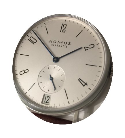 Nomos Tangomat Datum Sichtboden - Deutsc...