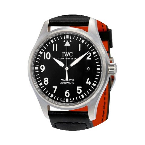 IWC Pilot's Mark XVIII Black Dial Automa...