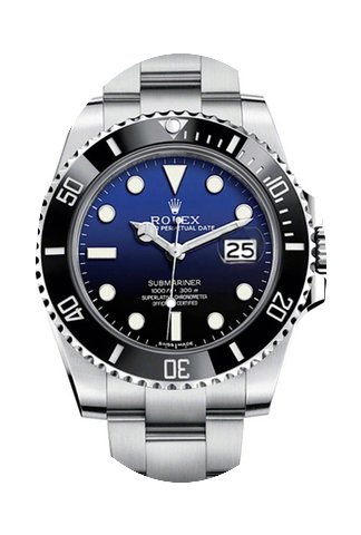 Rolex Submariner Custom Ceramic Deep Blu...