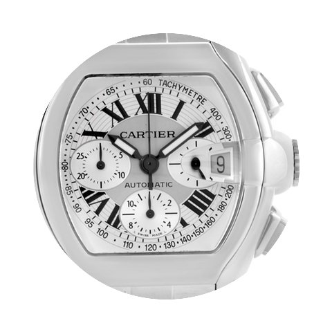 Cartier Roadster Chronograph Silver Dial...