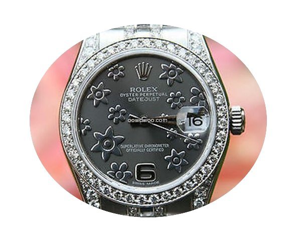 Rolex Diamond Ladies Mens Midsize 31 Mm ...