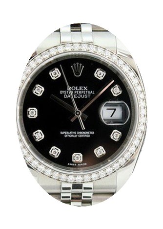 Rolex Datejust 36 116244-BLKDDJ Black Di...