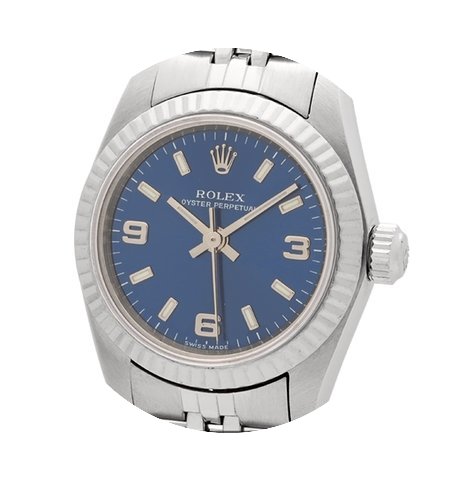 Rolex Oyster Perpetual 26mm No-Date Blue...