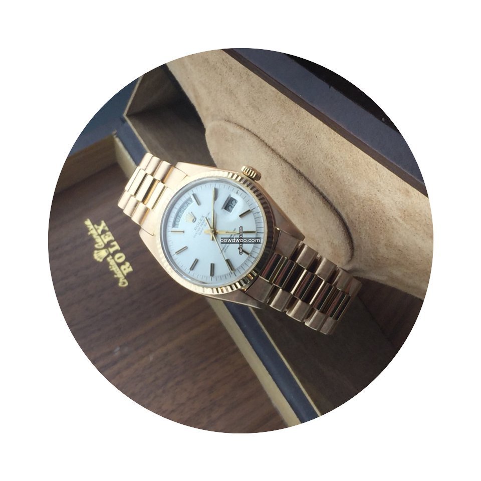 Rolex DAY DATE 1803 PRESIDENT ROSE GOLD ...