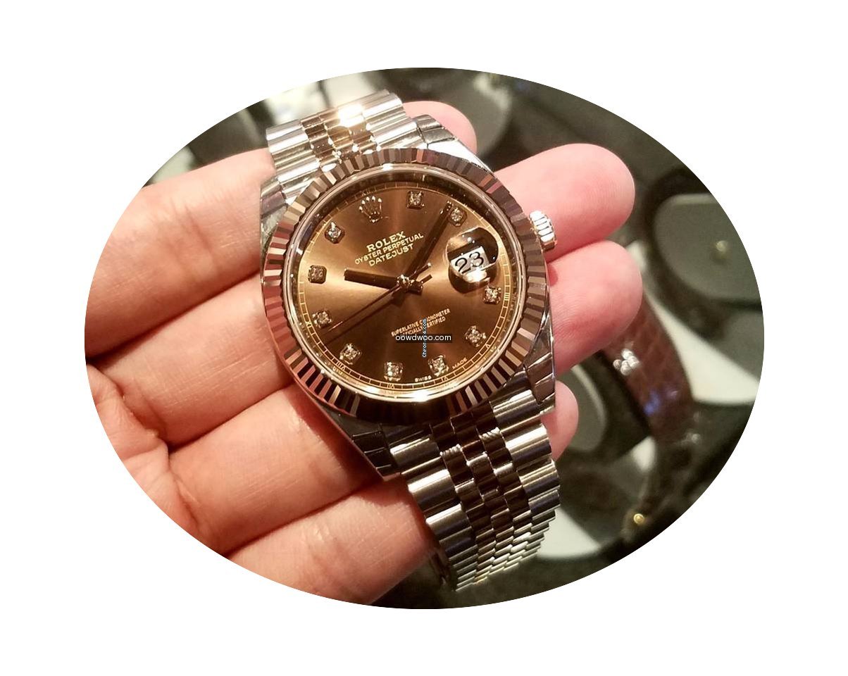 Rolex 126331 Chocolate Diamonds Jubilee ...