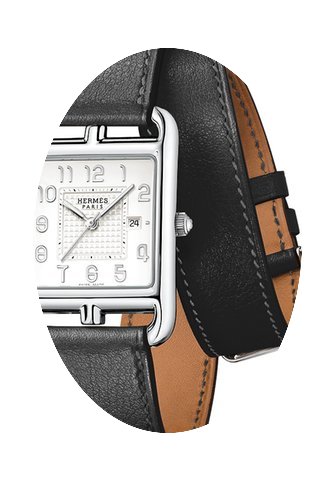 Hermès Cape Cod Quartz Medium GM Ladies...