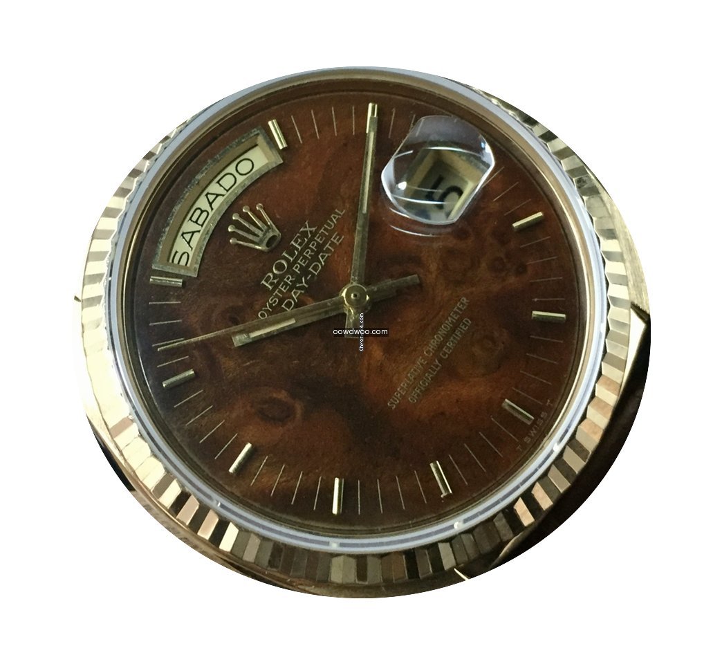 Rolex Day Date Wood Dial...