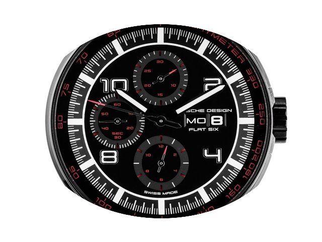 Porsche Design Flat Six P6360 Stahl Blac...