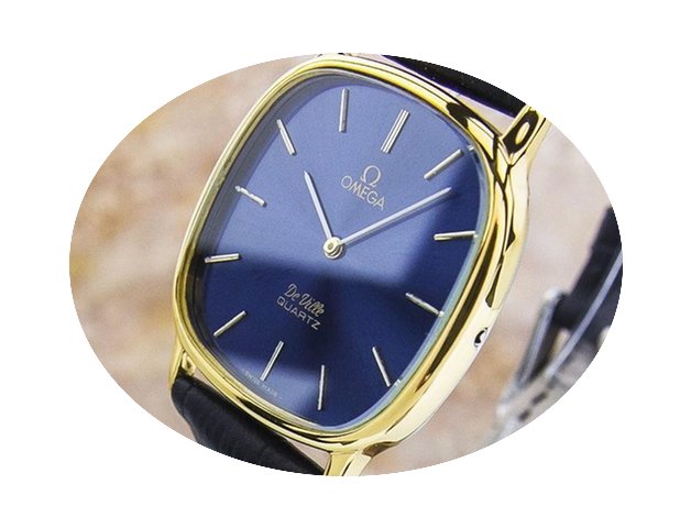 Omega Deville 1365 Accuset Quartz, Gold-...