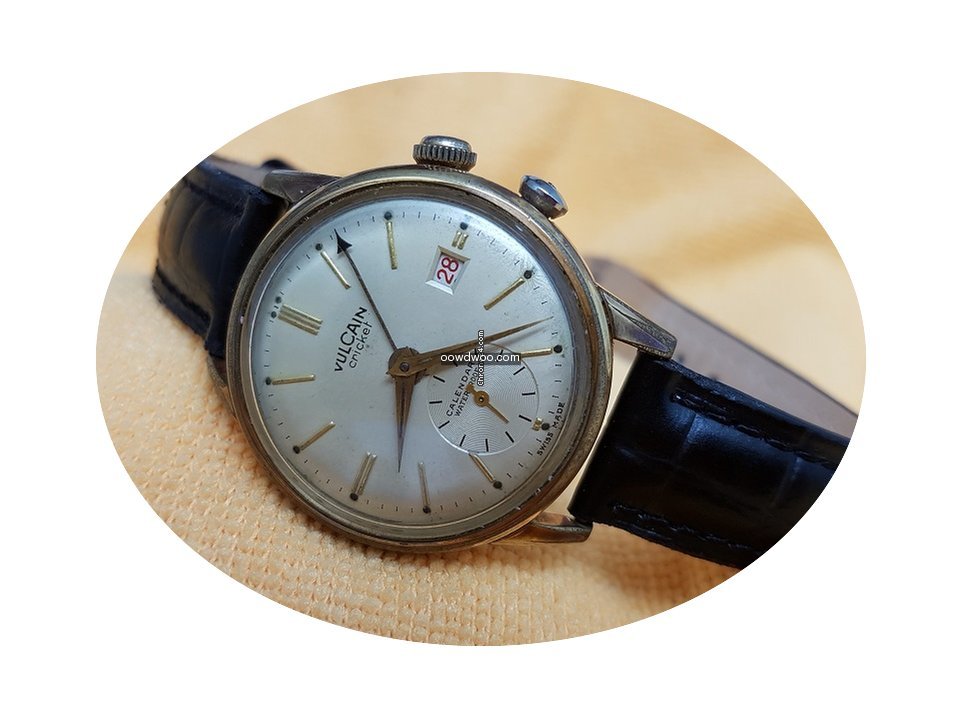Vulcain Vintage Alarm Watch...