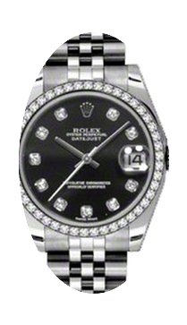Rolex Datejust Ladies Midsize 178384-BLK...