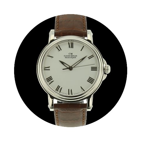 Claude Meylan automatique cadran blanc...