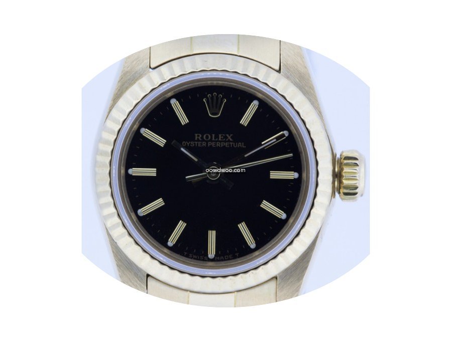 Rolex Oyster Perpetual Lady 67198 Sapphi...