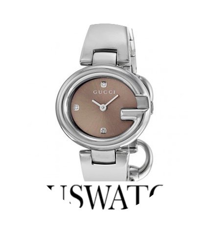Guccissima Brown Diamond Dial YA134506 T...