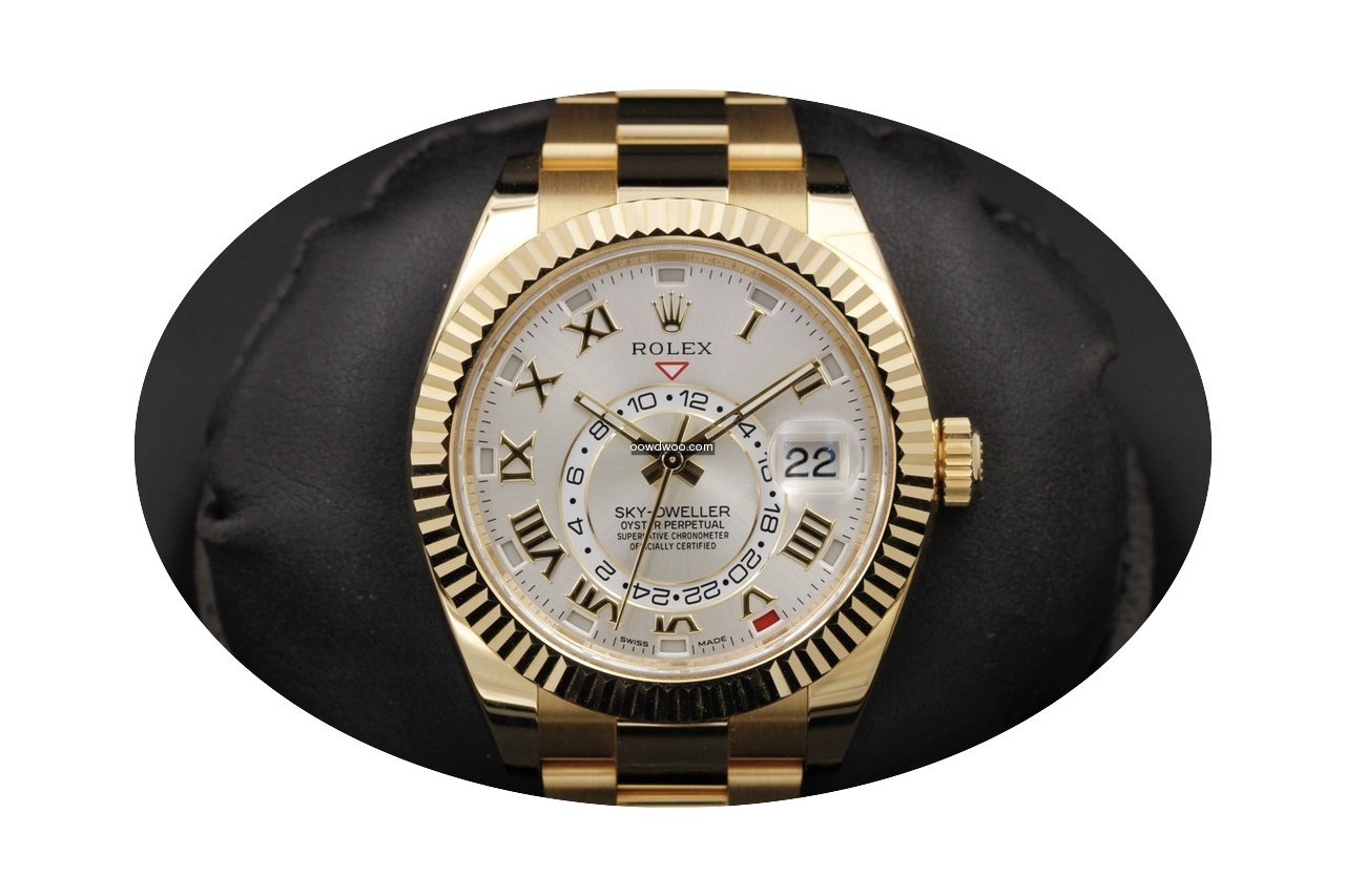 Rolex Sky Dweller 326938 Yellow Gold...