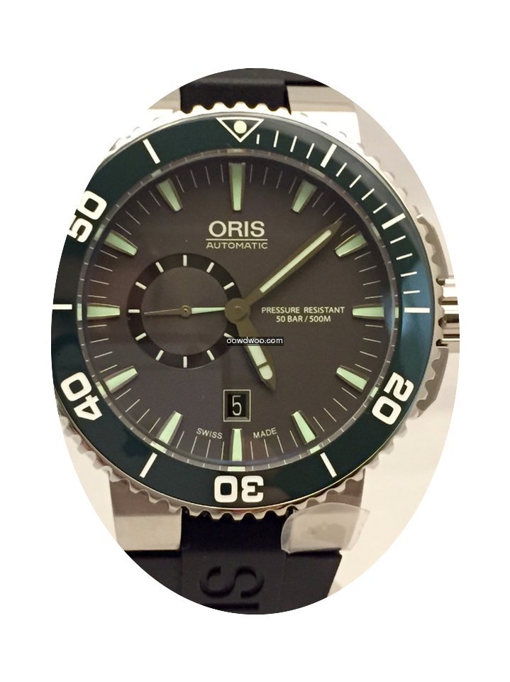 Oris Aquis Small Second Date 3 Years War...