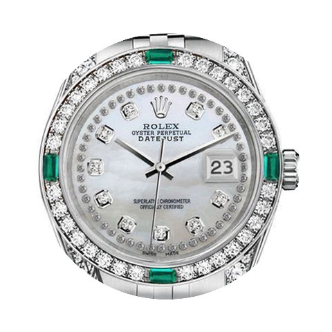 Rolex Ladies Rolex 26mm Datejust White M...