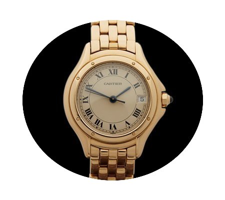Cartier Panthere Cougar Date 18k Yellow ...