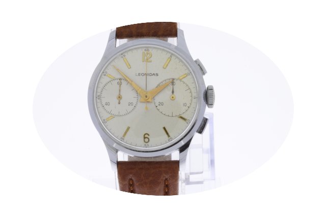 Leonidas Vintage Chronograph Big Size 2 ...
