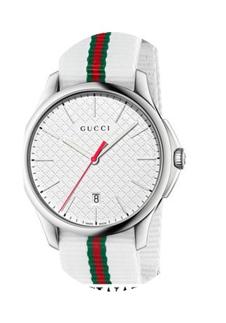 Gucci G-Timeless Quarz Large Slim White ...