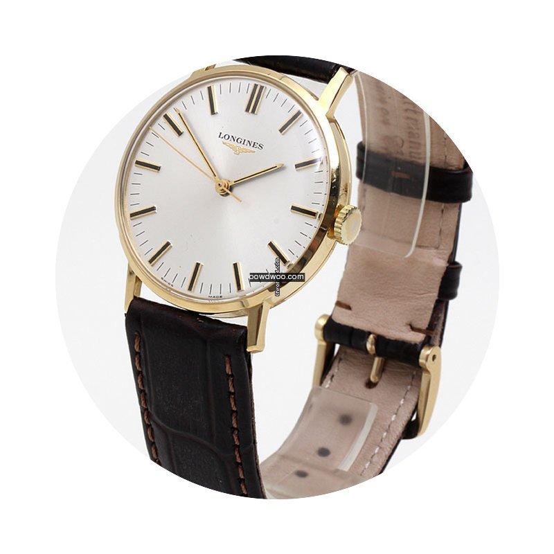 Longines 750/18kt Gelbgold Herrenuhr von...