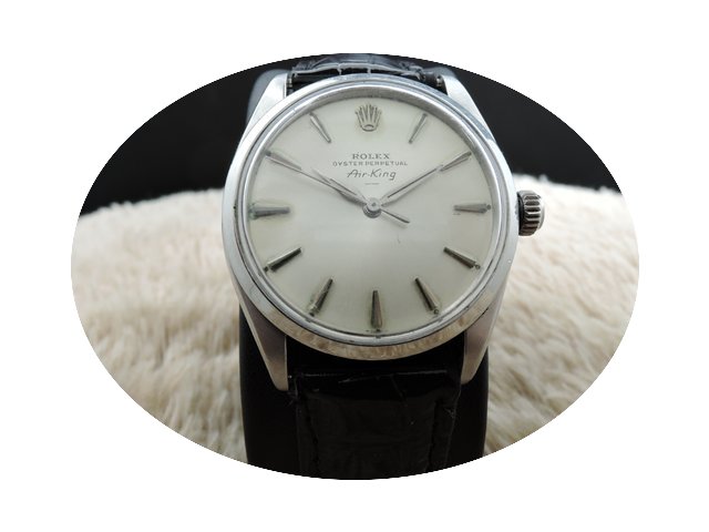 Rolex AIR KING 5500 Original Silver UNDE...