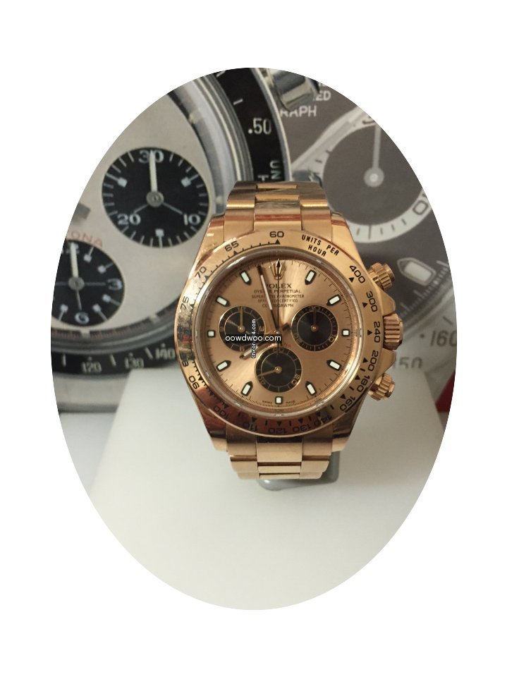Rolex DAYTONA EVEROSE GOLD ROSEGOLD 1165...